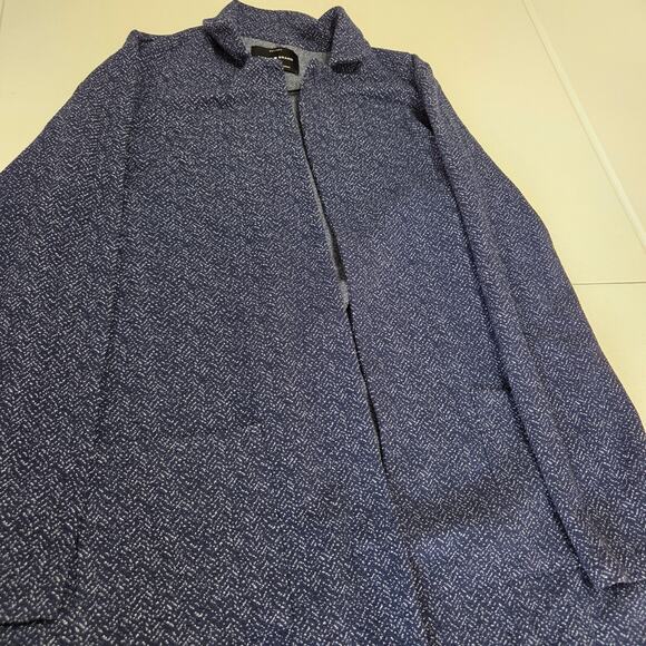 Lucky Brand Open Long Blue Cardigan / Coat Woman's Size Medium - Picture 6 of 8
